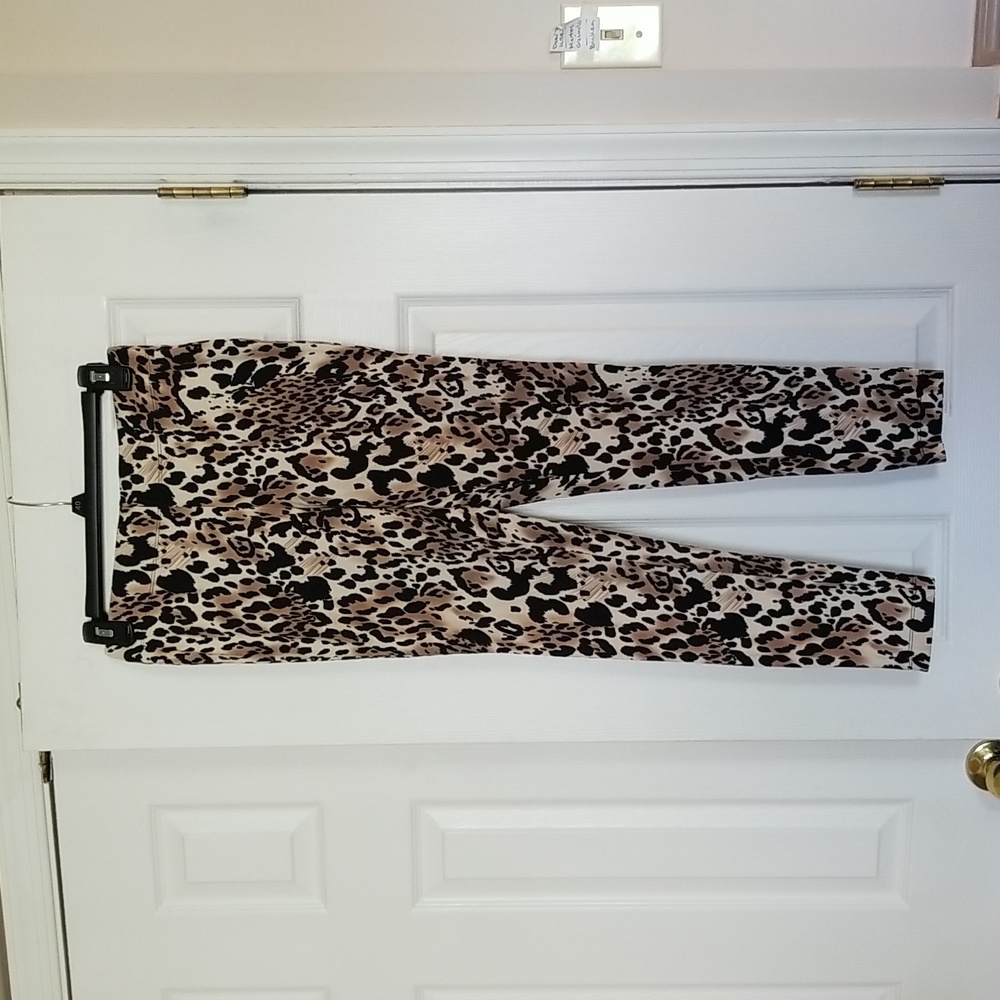Slimming Options Leggings, size S, animal print